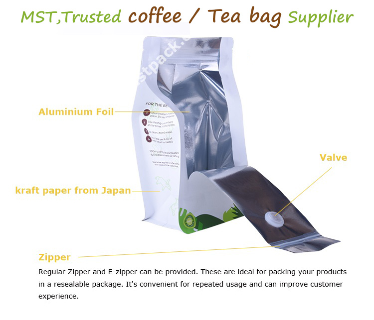 Flat Bottom Coffee Bags