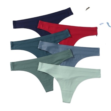 Plus Size Custom Logo Private Label Sexy Transparent Cotton Tanga Panties