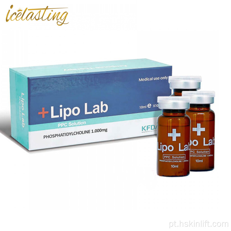 Coreia Original Lipo Lab 10*10ml Injeção de dissolução de gordura