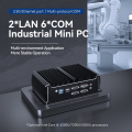 6com Intel Core i5 5200U PC Perindustrian Fanless