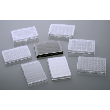 Обработанные ТС 384-луночные планшеты для прозрачных клеток