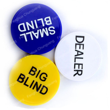 Melamine Dealer Button