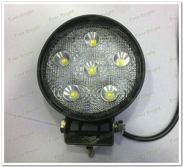 18W Excavator, off-road, and Heavy Duty Equipment 24v led machine work light