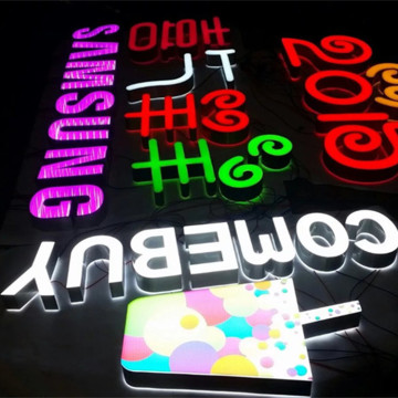 Advertising Shop Letters and Signs Great Brightness