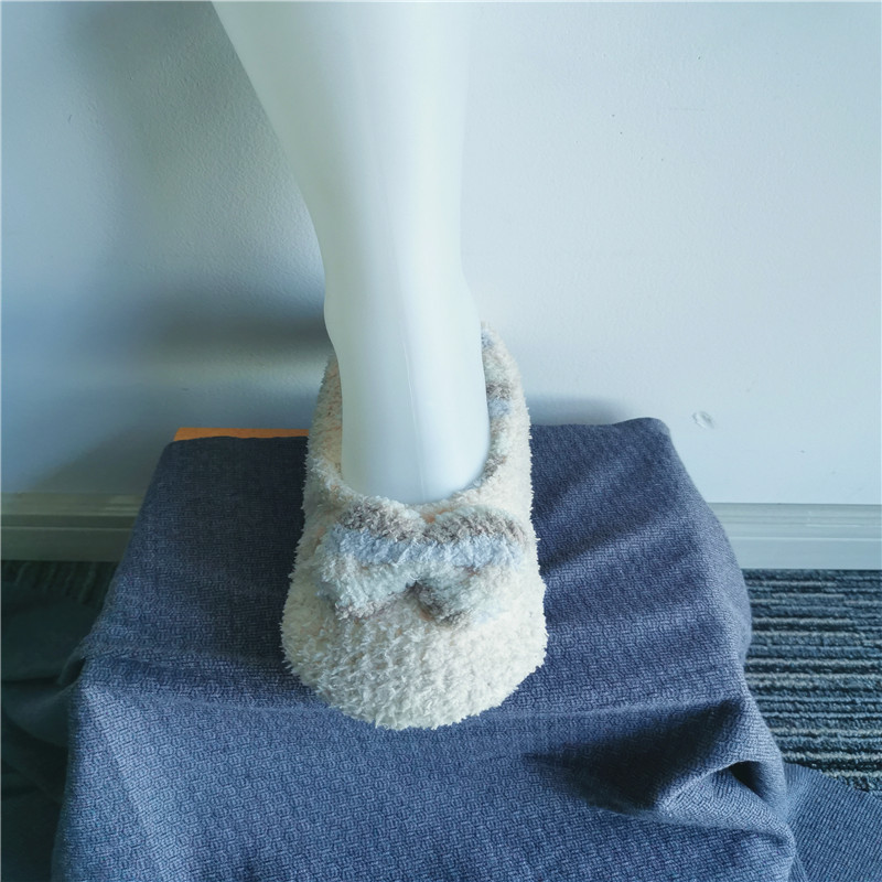 New Arrivel Elegant Indoor Warm Fleece Slippers Socks