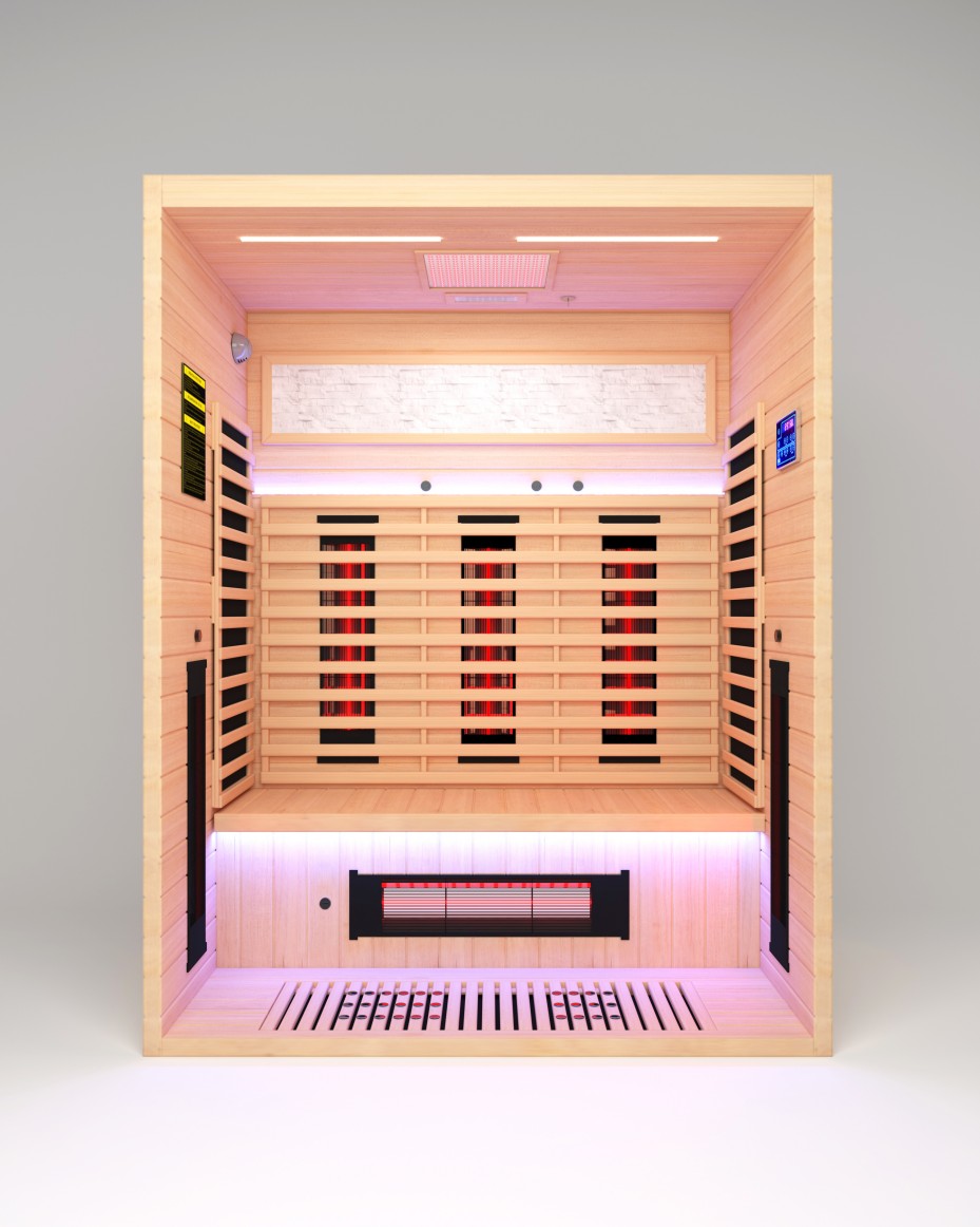 Infrared Home Sauna Room 3 Person Infrared Sauna