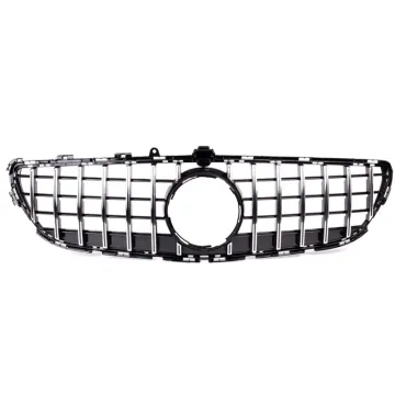 Mercedes Benz CLS W218 16-18 GT GTR Style Chrome Front Grille