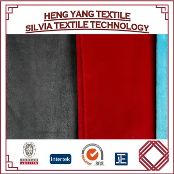 100% Polyester Super Soft Velboa Micro Fabric/Short Pile Fabric/Tricot Brushed Fabric