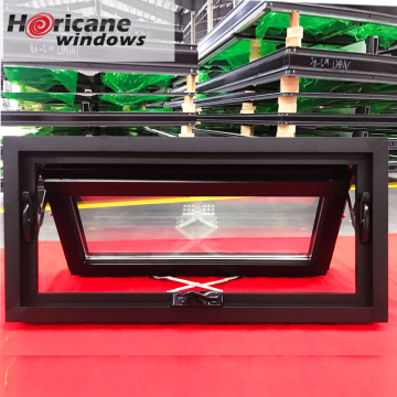 Customized Size Thermal Break Double Glazed Hurricane Impact Aluminum Awning Window