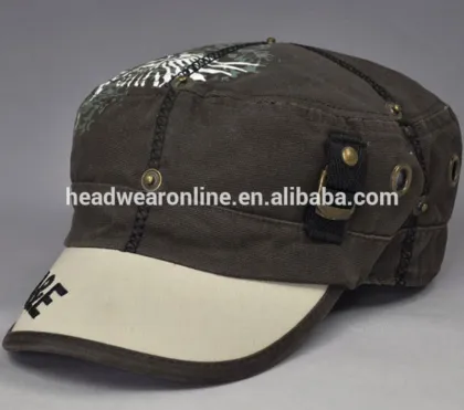 Hipster Beret Distressed Military Hats