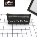 Unisex one life to live mesh pencil case