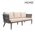 Outdoor Lounging Sofas With Detachable Cloth Cover