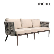 China Outdoor Lounging Sofas With Detachable Cloth Cover Factory
