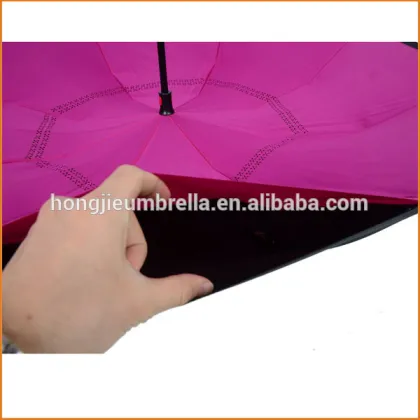Double Layer Reverse Inverted Kazbrella Umbrella