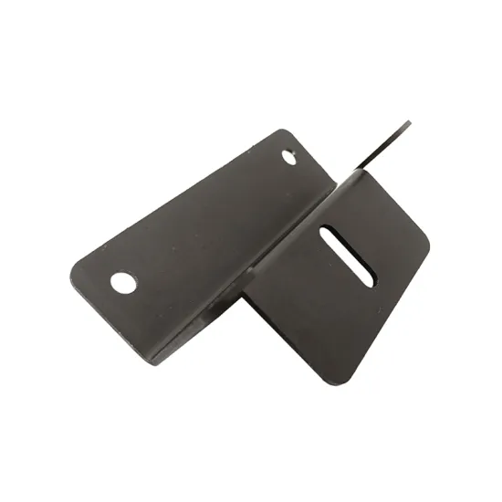 Black Aluminum Flat Roof Solar Panel Mounting Z Brackets for Yacht and RV Caravan
