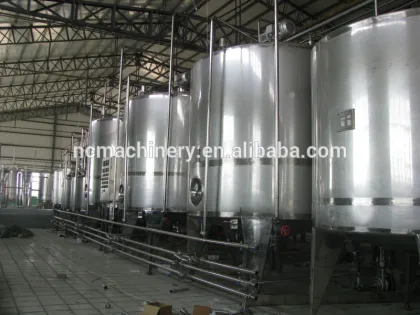 Fully automatic 2000L/H flavored yogurt production line