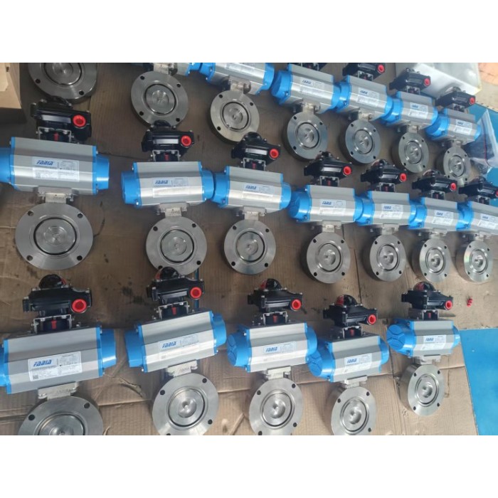 Van bướm khí nén - lệch tâm kép