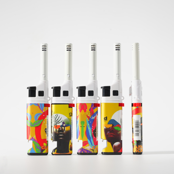 Jet Flame Fashion Candle Ligher с открытием для бутылок