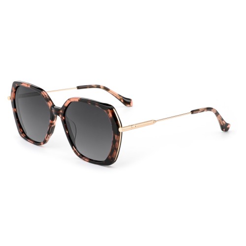 Modern oversized acetate shades