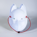 Accesorio de cosplay de máscara de zorro japonés