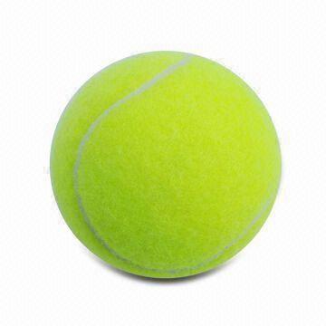 Rubber/Wool Fabric Match Tennis Ball, Customized Logos are Welcome