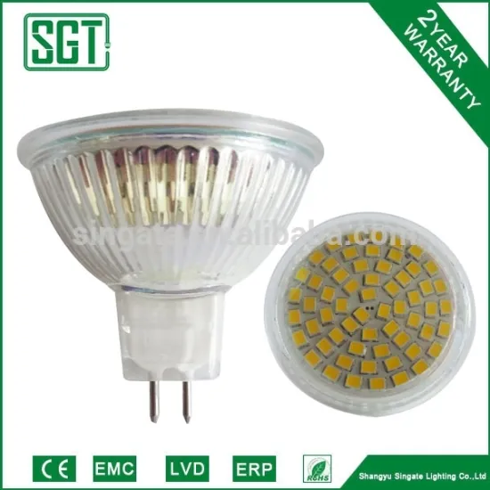 logo spotlight SMD2835 MR16 3W glass