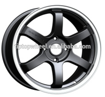 china supply wheels 16 17 inch fit for volk rays wheels te37 matt black rims wheels for hot 2016