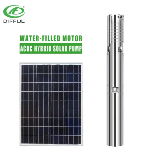 Solar Energy Water Filled Motor Submersible Deep Well Water Pump Manufacturer