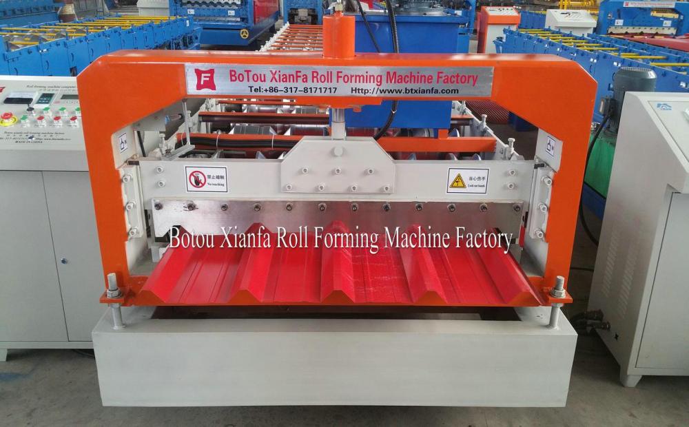 Trapezoidal Roof Sheet Metal Roof Forming Machine