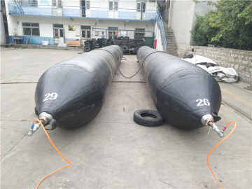 Black Rubber Marine Salvage Airbags For Aircraft Recovery
