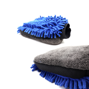 Microfiber Chenille Mitt cuci mobil premium premium