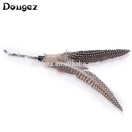 Popular wholesale retractable cat teaser stick toys,feather wand cat toy,