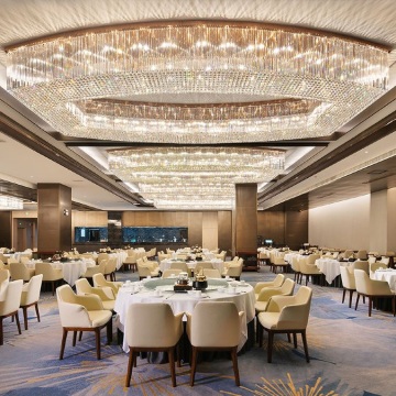 Customized Large Project LED Crystal Chandelier for Wedding Banquet Halls and Hotels