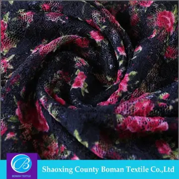 China Manufacturer High quality Design Knitted net lace fabric