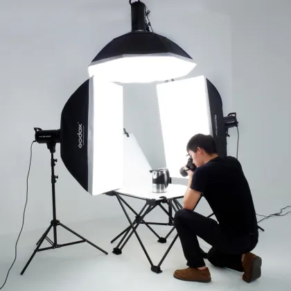 Godox SK400II 1200W Professional Photo Lighting Kit with Softbox and Stand