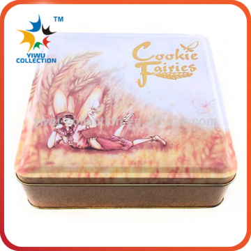 High-quality tea and food round tin box