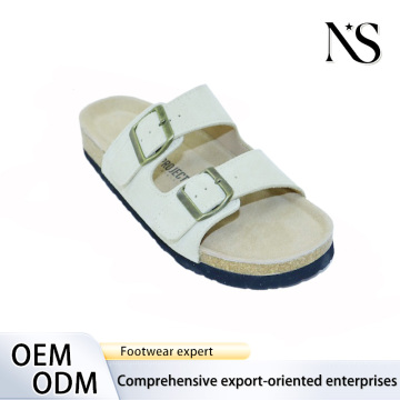 Calçados elegantes de camurça macia para mulheres