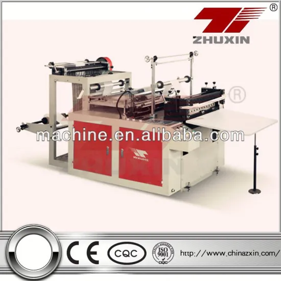automatic plastic handle bag making machine