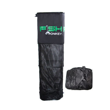 8 Schicht 350 cm schwarze Planenfischerkäfignetze für Fischkäfige