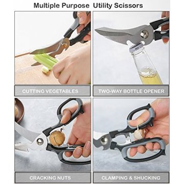 Kitchen Shears Heavy Duty Multi-Purpose Kitchen Scissors