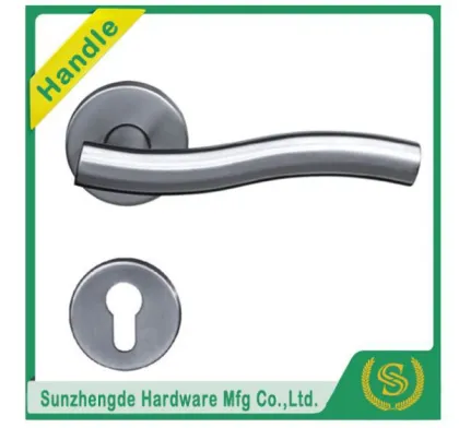 SZD STH-107 Hot Brand Quality Schlage Lever Style Round Door Handles On Rose