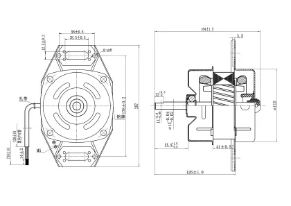 Long Life High Quality Washing Machine Motor