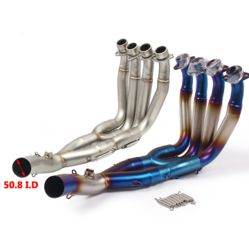 Motorcycle Header Pipe and Exhaust Muffler for YZF-R6, 2006-2016 Models: Enhance Your R6's Performance with Moto Escapes Front Tube