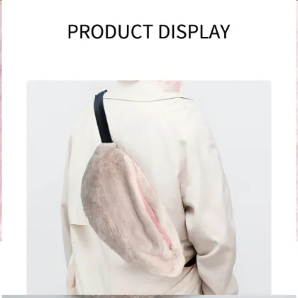 Crossbody Plush Bag Waist Bag Outdoor Travel Camping Bag