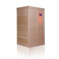 Sala de sauna infravermelha de uma pessoa distante
