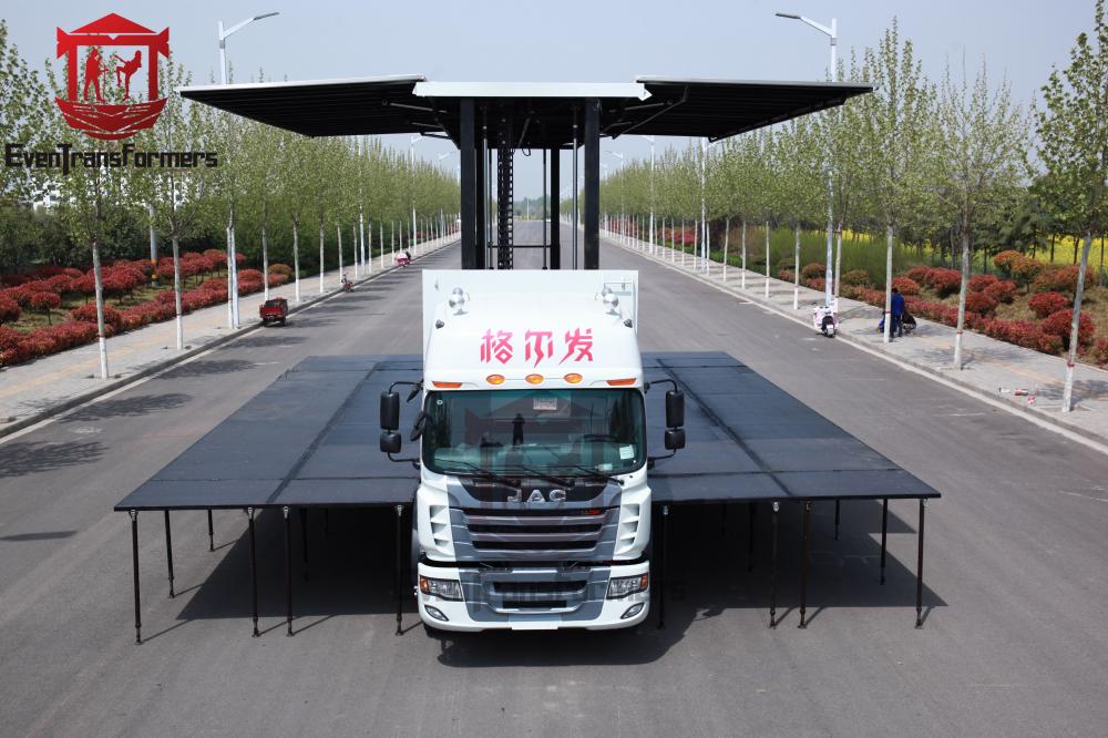 Camion de scène d'événement en direct multifonctionnel