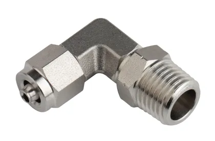 Pneumatic Stainless Steel Male Elbow Rapid Screw Fittings