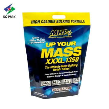 Supplement Powder Food Packaging Bag Plastic Stand Up Pouch Matte Glossy Finish Pouch With Zipper