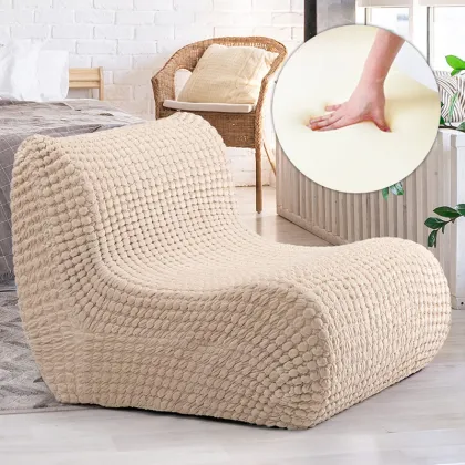 Customize Lazy Bedroom One Piece Corner Sofa
