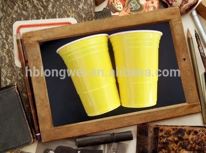 16oz disposable red beer cup solo cup double walled